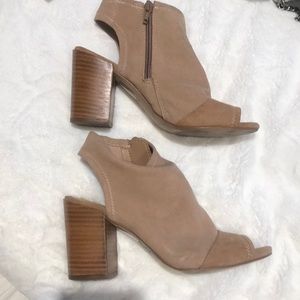 ALDO PEEP TOE BOOTIES